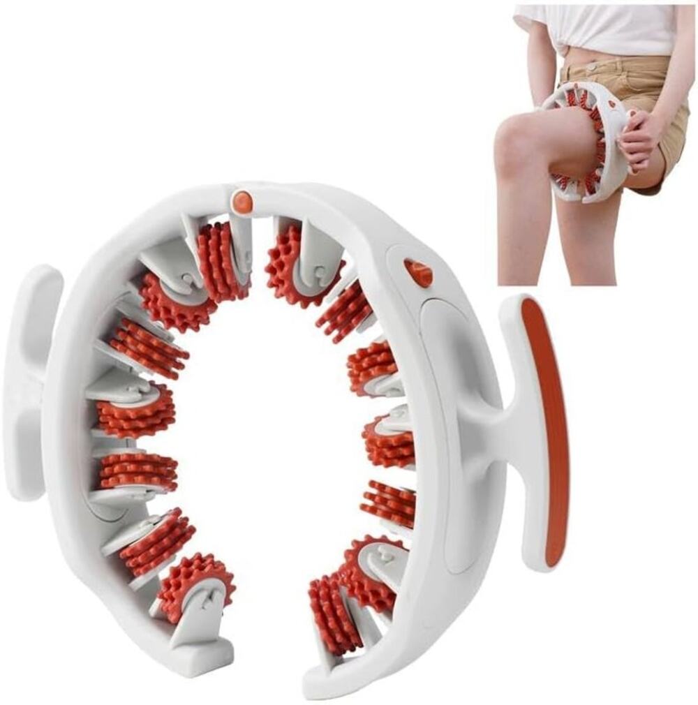 Cellulite Manual Body Massage Roller, Gentle Relaxation 3 in 1 Home Spa Massage